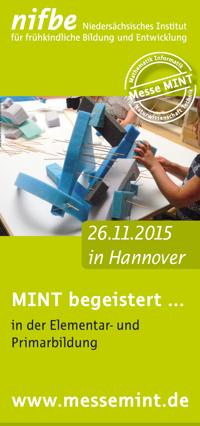 Messe MINT 2015 Flyer Titelseite